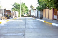 Comunidad de San José El Platanal se benefició con pavimentación de Adriana Campos