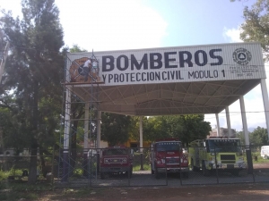 ROTULAN BASE DE MOTOBOMBAS DE BOMBEROS, EN MÓDULO 1 DE PC-JACONA