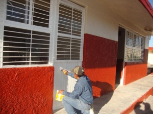 Avanzan trabajos de conservación en escuela primaria Lázaro Cárdenas de Jacona