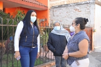 En Jacona, Adriana inicia pavimentación en Los Laureles