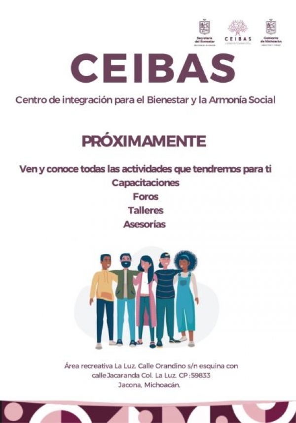 Jacona contará con un Centro de Integración para el Bienestar y la Armonía Social (CEIBAS)
